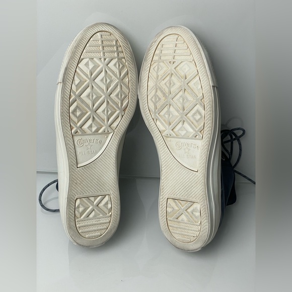 Converse CTAS Hi Limo Leather Navy/Indigo Fog 163338C Women’s 9.5 Men’s 7.5 - Picture 8 of 11